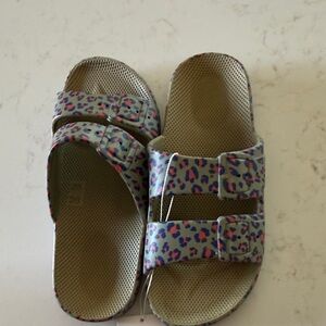 Kids Colorful Leopard Print Sandals